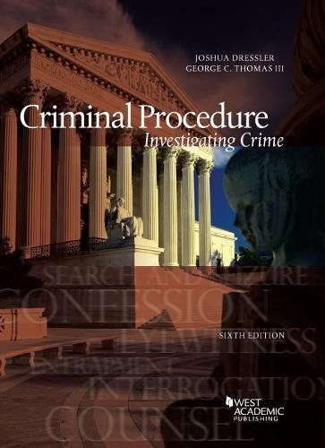 Book Cover Criminal Procedure, Investigating Crime (American Casebook Series)