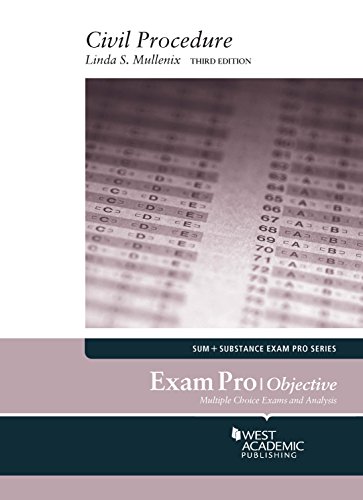 Book Cover Exam Pro on Civil Procedure (Exam Pro Series)