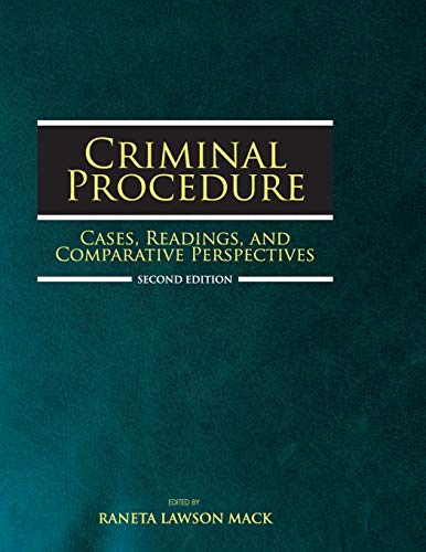Book Cover Criminal Procedure: Cases, Readings, and Comparative Perspectives