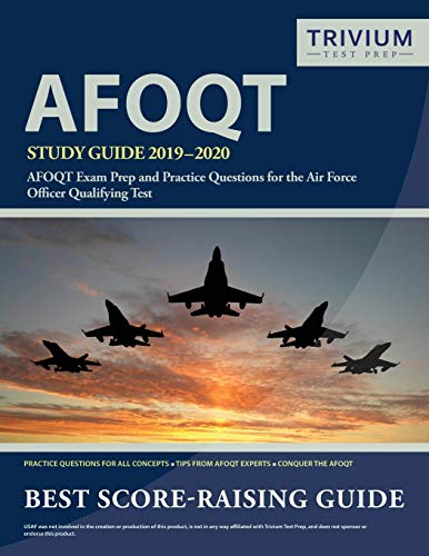 Book Cover AFOQT Study Guide 2019-2020: AFOQT Exam Prep and Practice Questions for the Air Force Officer Qualifying Test