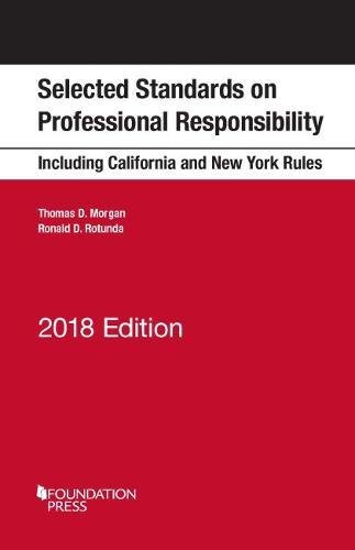 Book Cover Model Rules on Professional Conduct and Other Selected Standards, 2018 Edition (Selected Statutes)