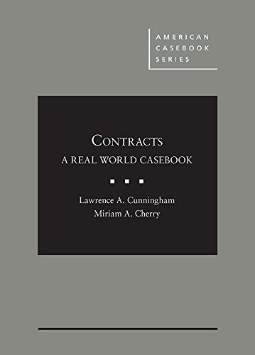Book Cover Contracts: A Real World Casebook (American Casebook Series)