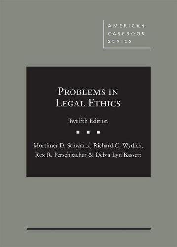 Book Cover Problems in Legal Ethics (American Casebook Series)