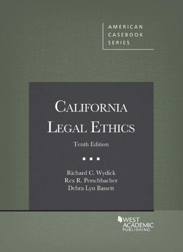 Book Cover California Legal Ethics (American Casebook Series)
