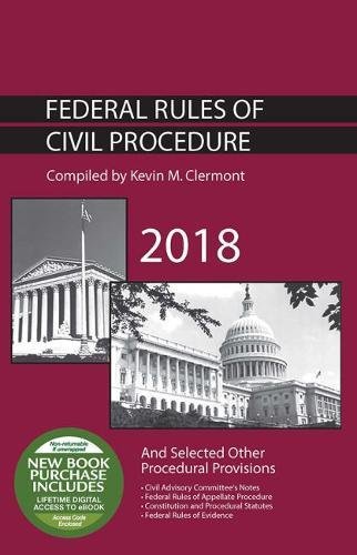 Book Cover Federal Rules of Civil Procedure and Selected Other Procedural Provisions (Selected Statutes)