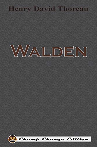Book Cover Walden (Chump Change Edition)