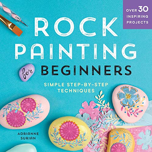 Book Cover Rock Painting For Beginners: Simple Step-by-Step Techniques