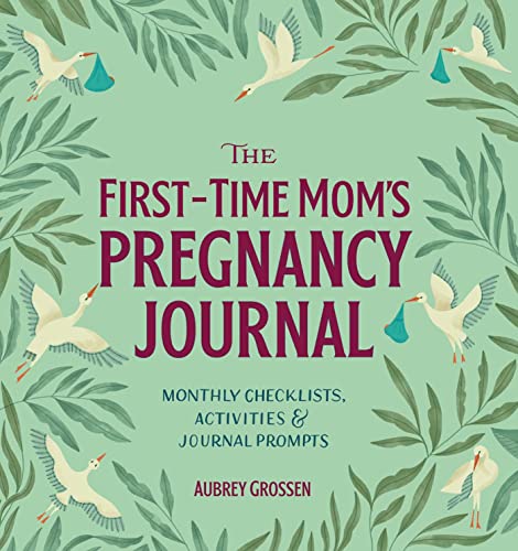 Book Cover The First-Time Mom's Pregnancy Journal: Monthly Checklists, Activities, & Journal Prompts