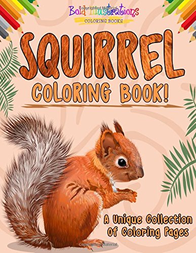 Book Cover Squirrel Coloring Book! A Unique Collection Of Coloring Pages