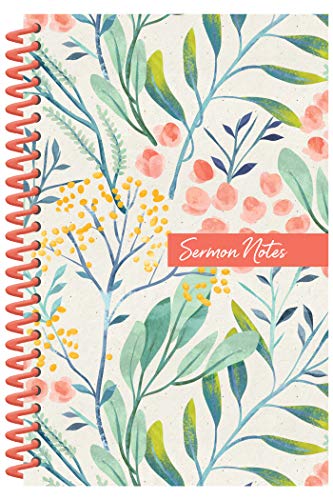 Book Cover Sermon Notes Journal [floral]