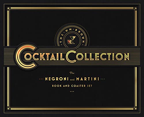 Book Cover The Wm Brown Cocktail Collection: The Negroni and The Martini: Book and Coaster Set