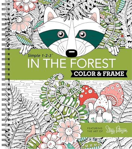 Book Cover Color & Frame - In the Forest (Adult Coloring Book)