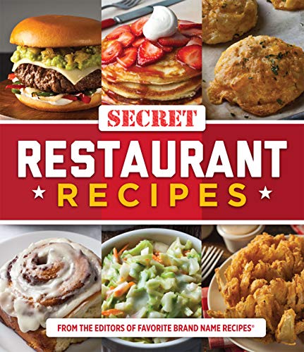 Book Cover Secret Restaurant Recipes