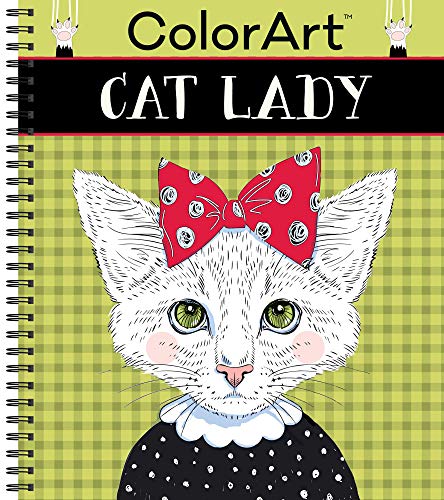 Book Cover ColorArt Coloring Book - Cat Lady