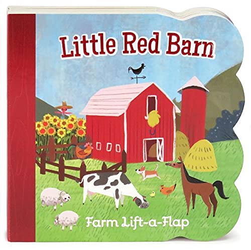 Book Cover Little Red Barn Chunky Lift-a-Flap Board Book (Babies Love)