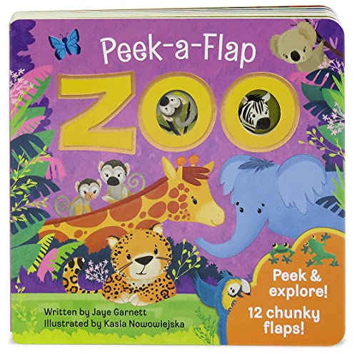 Book Cover Zoo: Peek-a-Flap Board Book
