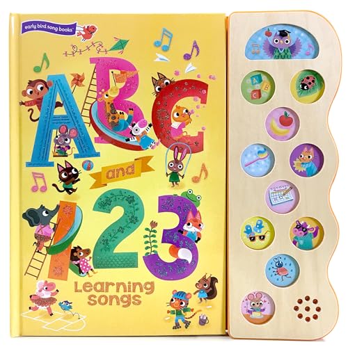 Book Cover ABC & 123 Learning Songs: Interactive Children's Sound Book (11 Button Sound) (Early Bird Song)