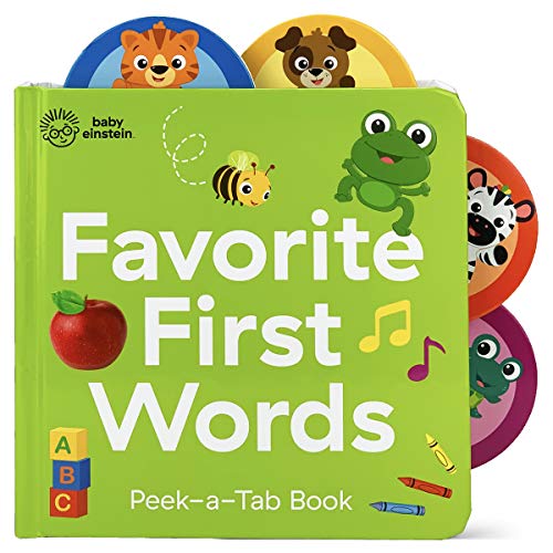 Book Cover Baby Einstein: Favorite First Words (Lift-a-Tab Board Book)