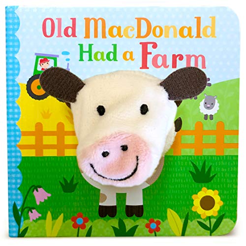 Book Cover Old MacDonald Had a Farm Finger Puppet Board Book Nursery Rhyme, Ages 1-4