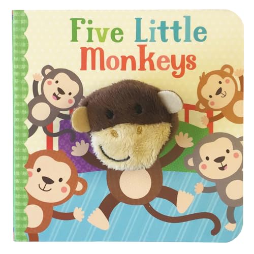 Book Cover Five Little Monkeys (Finger Puppet Board Book)