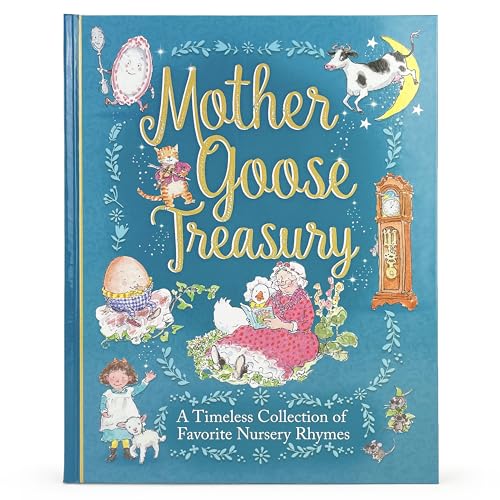 Book Cover Mother Goose Treasury: A Beautiful Collection of Favorite Nursery Rhymes (Hardcover Storybook Treasury)