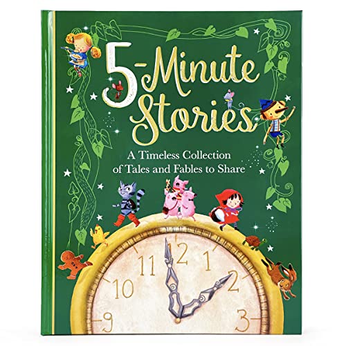 Book Cover Five Minute Stories Treasury: A Timeless Collection of Favorite Stories Tales, and Fables for Children (Hardcover Storybook Treasury)