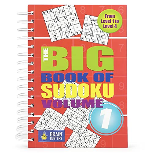 Book Cover Big Book of Sudoku: Over 500 Puzzles & Solutions, Easy to Hard Puzzles for Adults