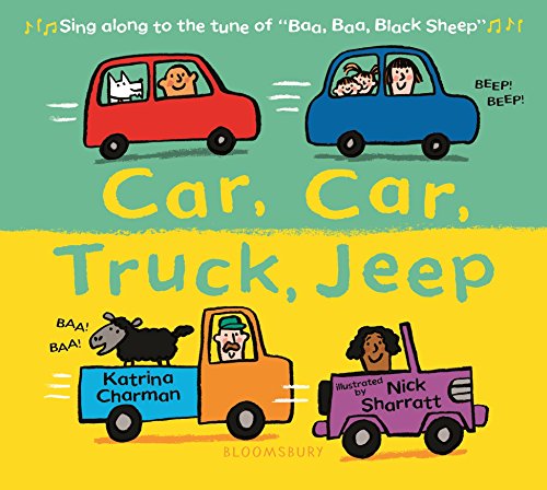 Book Cover Car, Car, Truck, Jeep (New Nursery Rhymes)