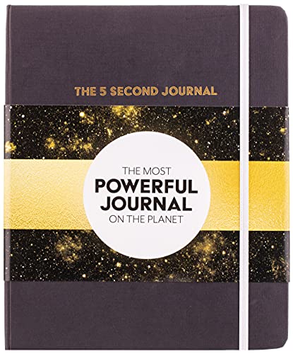 Book Cover The 5 Second Journal: The Best Daily Journal and Fastest Way to Slow Down, Power Up, and Get Sh*t Done