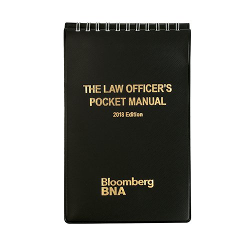 Book Cover Law Officer's Pocket Manual: 2018