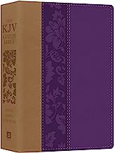Book Cover The KJV Study Bible - Large Print [Violet Floret] (King James Bible)