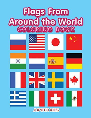 Book Cover Flags From Around the World Coloring Book