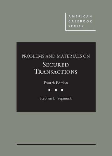 Book Cover Problems and Materials on Secured Transactions (American Casebook Series)
