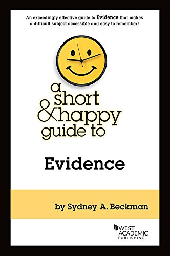 Book Cover A Short & Happy Guide to Evidence (Short & Happy Guides)