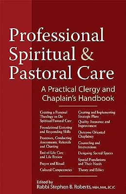 Book Cover Professional Spiritual & Pastoral Care: A Practical Clergy and Chaplain's Handbook