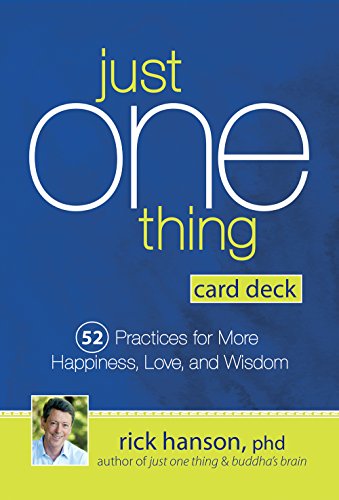 Book Cover Just One Thing Card Deck: 52 Practices for More Happiness, Love and Wisdom
