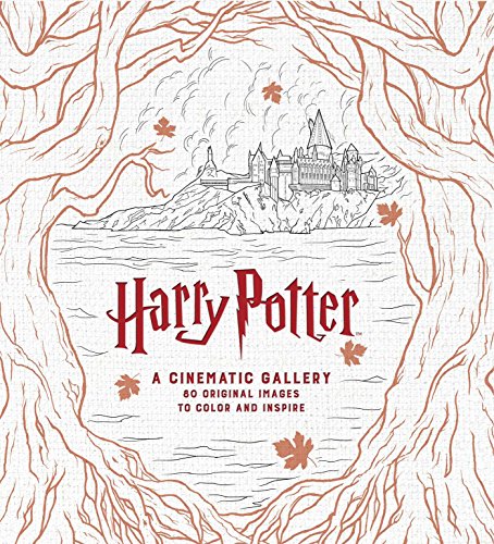 Book Cover Harry Potter: A Cinematic Gallery: 80 Original Images to Color and Inspire