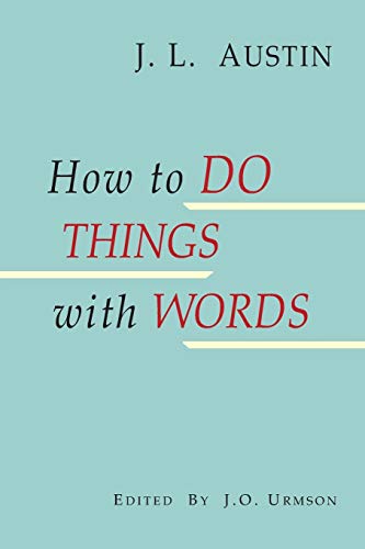 Book Cover How to Do Things with Words