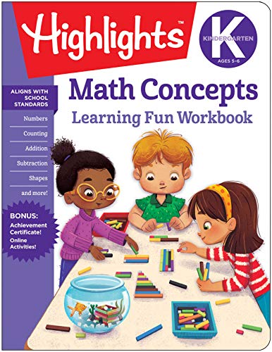 Book Cover Kindergarten Math Concepts (Highlights(TM) Learning Fun Workbooks)