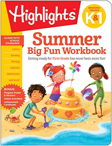 Book Cover Summer Big Fun Workbook Bridging Grades K & 1 (Highlights(TM) Summer Learning)