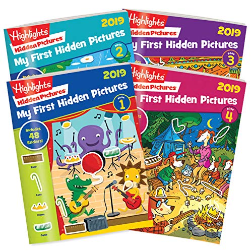 Book Cover Highlights My First Hidden Pictures 2019 - 4 Book Set