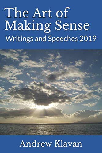 Book Cover The Art of Making Sense: Writings and Speeches 2019