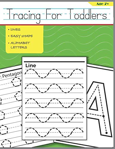 Book Cover Tracing For Toddlers: Beginner to Tracing Lines, Shape & ABC Letters (Fun Kids Tracing Book)
