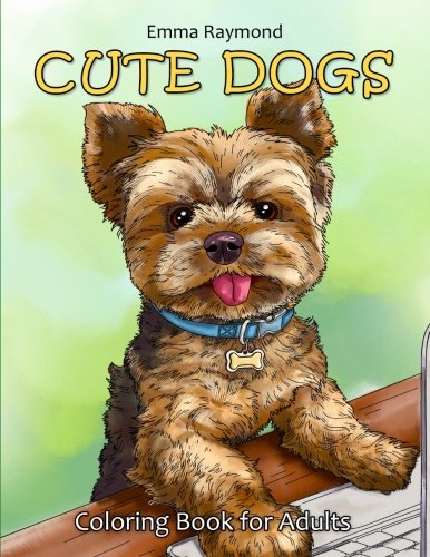 Book Cover Cute Dogs Coloring Book for Adults
