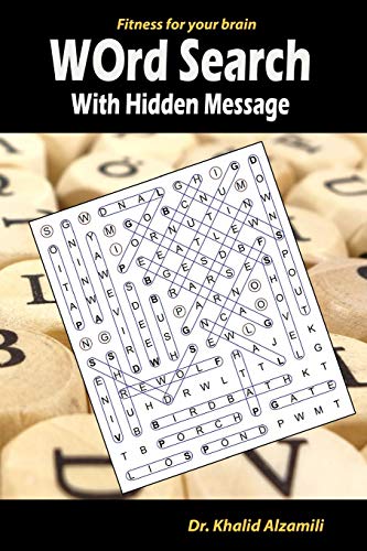 Book Cover Word Search With Hidden Message: Train your brain anywhere, anytime! - 120 Puzzles for Adults (Fitness for your brain)