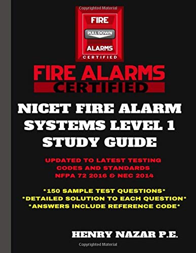 Book Cover NICET Fire Alarm Systems Level 1 Study Guide