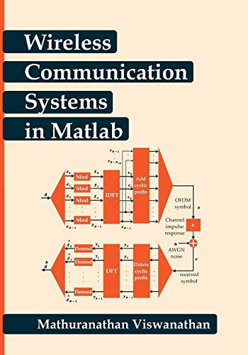 Book Cover Wireless Communication Systems in Matlab: (Black & White edition)