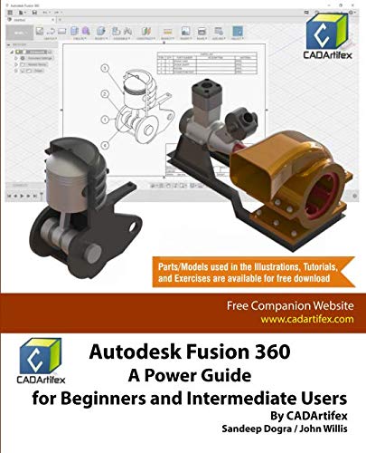 Book Cover Autodesk Fusion 360: A Power Guide for Beginners and Intermediate Users