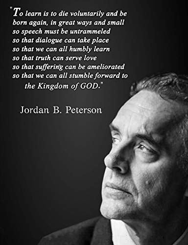 Book Cover Jordan Peterson Notebook: Jordan Peterson (7.44 x 9.69) 200 Pages College Ruled