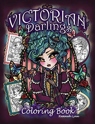 Book Cover Victorian Darlings Coloring Book